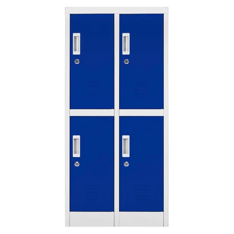 Locker Mini 4 Puertas Azul