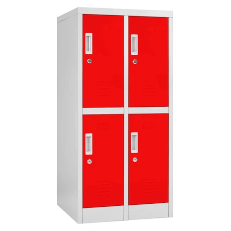 Locker Mini 4 Puertas Rojo - vista alternativa
