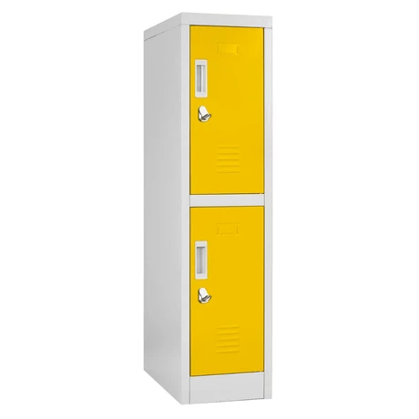 Locker Mini 2 Puertas Amarillo - vista alternativa