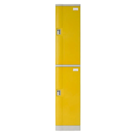 Locker Plástico ABS 2 puertas amarillo