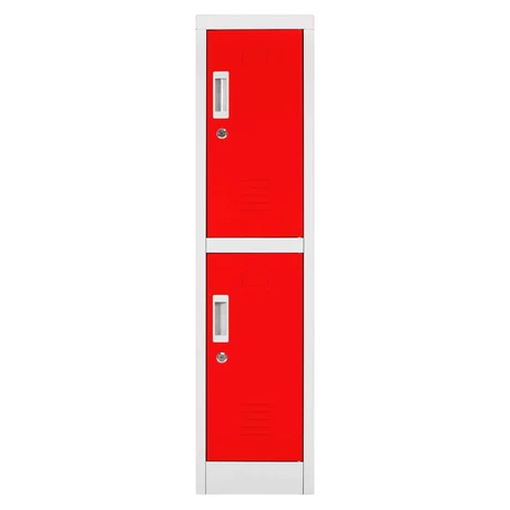 Locker Mini 2 Puertas Rojo