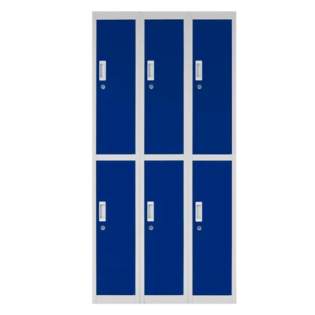 Locker Mini 6 Puertas Azul