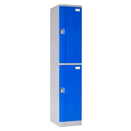 Locker Plástico ABS 2 puertas azul - vista alternativa