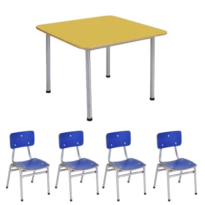 Conjunto Párvulo Mesa Cuadrada
