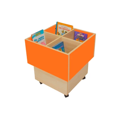 Cubo Librero Móvil