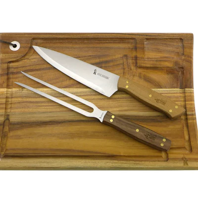 SET TABLA + CUCHILLO + TENEDOR