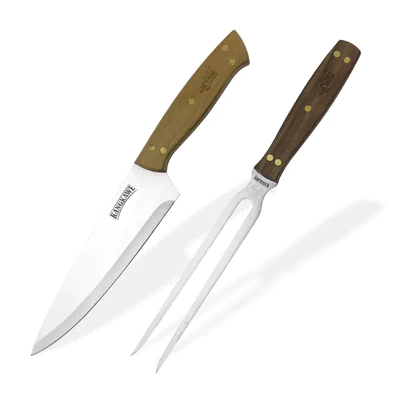SET CUCHILLO PARRILLERO + TENEDOR