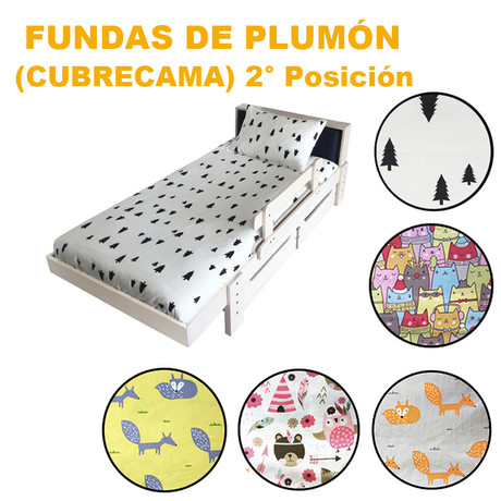 CUBRECAMA 2° Posición (120x180) (es funda de plumón, pero no llega más el plumón en esta medida) - Selecciona su diseño