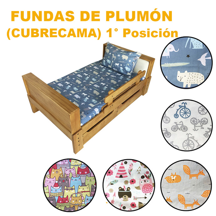  FUNDA DE PLUMÓN (CUBRECAMA)  1° Posición (120x140) - Selecciona su diseño - fundasdeplumon1p.jpg
