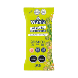 Wania Arvejas Crujientes con Sal del Himalaya - 120 grs