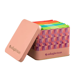 Pack Té 5 Colores Rosado Geométrico -15 Teabags