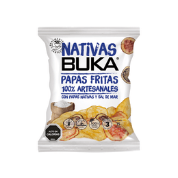 Buka Papas Fritas con Papas Nativas Sal de Mar - 35g