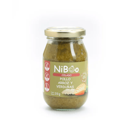 Niboo Colado Pollo Arroz y Verduras - 210 grs