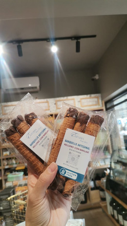 Pack 3 Barquillos con Manjar Sin Gluten - Euforia