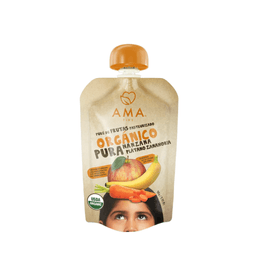 AMA Puré de Frutas Manzana Plátano Zanahoria - 90 grs