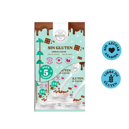 Pack 5 Cereal Ecokids Bolitas Cacao - 90 grs