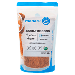 Azúcar de Coco Orgánica - 300 grs Manare