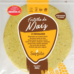 Tortilla de Maíz­ 17cm - 8 unidades