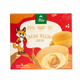 Nutrisa Queque relleno con manjar 4 Unidades - 120 grs