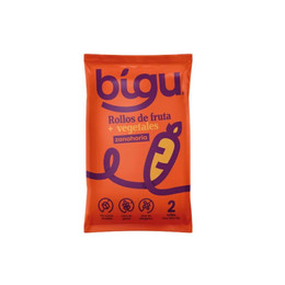 Bigu Rollos de Fruta y Zanahoria - 25 grs
