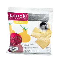 Galletas de Arroz y Cebolla Libre de Gluten - 50 grs