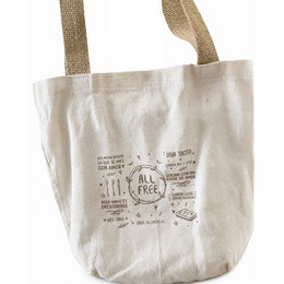 Bolsa Reciclable Algodón Grande Allfree