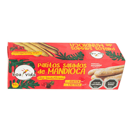 Palitos Salados de Mandioca Sabor Tomate/Orégano - 40 grs