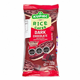  Kupiec Galletas de Arroz con Chocolate Negro Belga - 90 grs