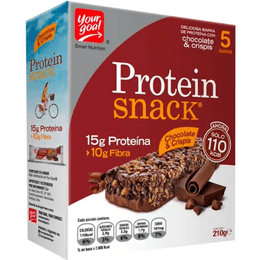 Pack 5 Protein Snack Chocolate y Crispis (15 grs de Proteina) - 42 grs