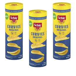 Pack 3 Papas Fritas Curvies Original . Sin Gluten. 170 grs