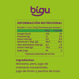 Bigu Manzana - 25 grs