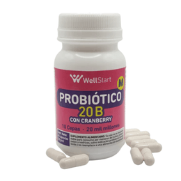 Wellstar Probiòtico M 20B - 60 càpsulas
