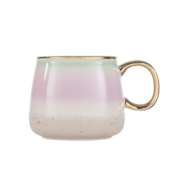 Taza Cerámica Rosada - 450 ml