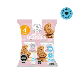 Pack 4 Ecovida Galletón Avena Berries - 160 grs