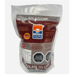 Chocono Chips de Chocolate 56% Cacao sin Azúcar - 200 grs