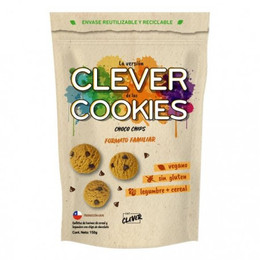 Galletas Clever Cookies Choco Chips Familiar - 150 grs