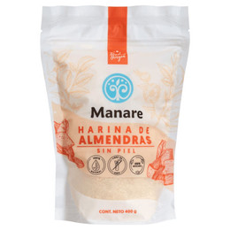 Harina de Almendras Sin Piel - 400 grs Manare