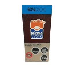 Barra Chocolate 63% cacao 80gr