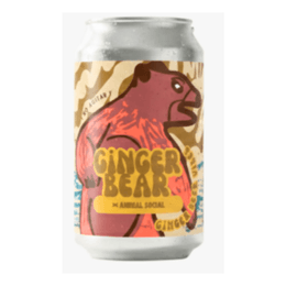 Kombucha Ginger Bear Animal Social - 355 ml