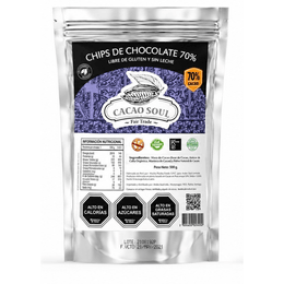 Cacao Soul Chips de Chocolate 70% Cacao - 400 grs