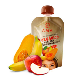Pack 8 AMA Manzana Plátano Zapallo - 90 grs