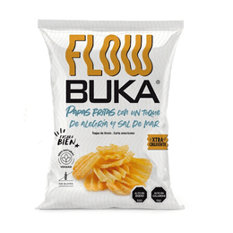 Buka Papas Fritas Flow con Sal de Mar - 130 grs