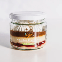 4 Leches Frambuesa Sin Gluten - 130 grs