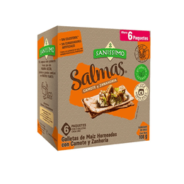 Galletas Salmas de Maíz Camote y Zanahoria - 108 grs