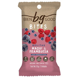 Bolitas Maqui Frambuesa Bien BG Good - 30 grs