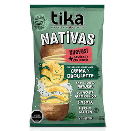 Tika Chips Crema y Ciboulette - 150 grs