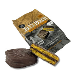 Lupino Galletas de Vainilla con Crema de Cacao bañadas en chocolate - 38 grs