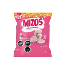 Pack 28  Mizos Galletas de Yogurt Frutilla - 20 grs