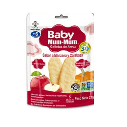 Galletas Baby Mum Manzana y Calabaza - 21 grs