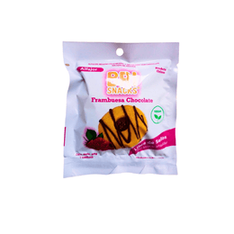 Alfajor Delicia Frambuesa Chocolate Vegano Brisnacks - 40 grs